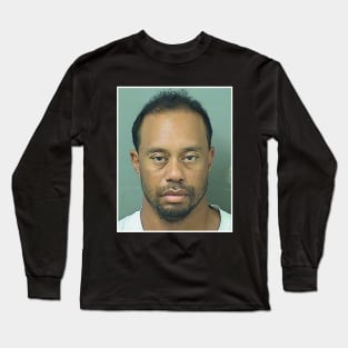 Tiger Woods Mugshot Long Sleeve T-Shirt